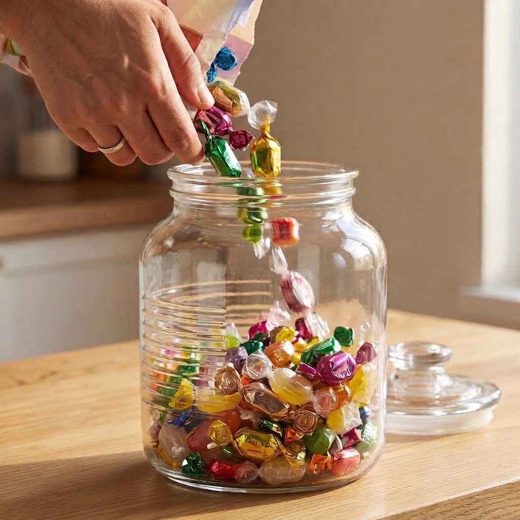 1 Pc Airtight Storage Jar – Kitchen Food Container