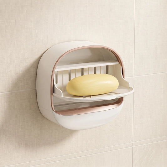 Wall-Mounted Soap Box – Modern Bathroom Soap Holder