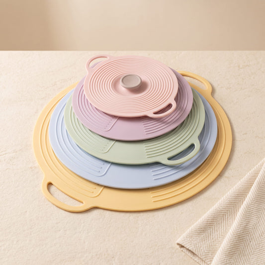 Reusable Silicone Stretch Lids – Set of 5 Airtight Food Covers