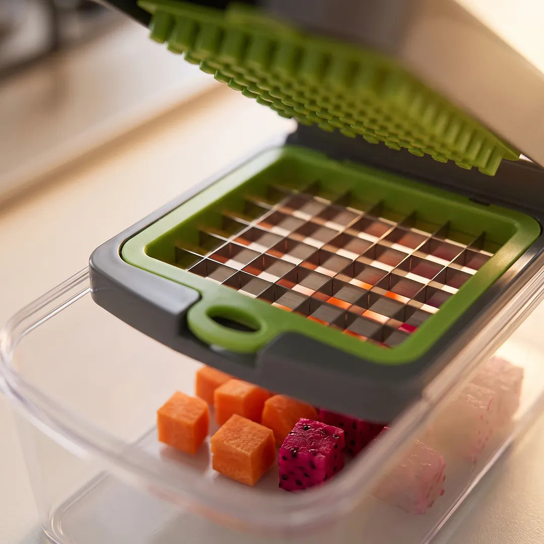16-in-1 Manual Vegetable Chopper & Slicer