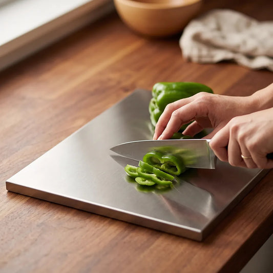 Premium Stainless Steel Kitchen Cutting Board