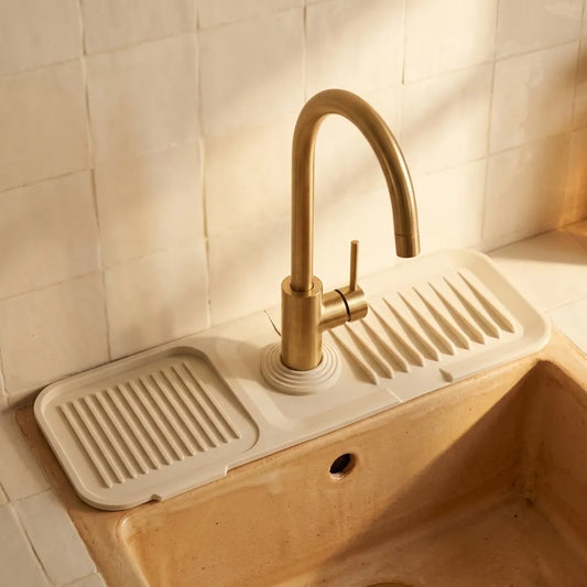 Silicone Faucet Splash Mat – Anti-Slip Sink Drip Catcher