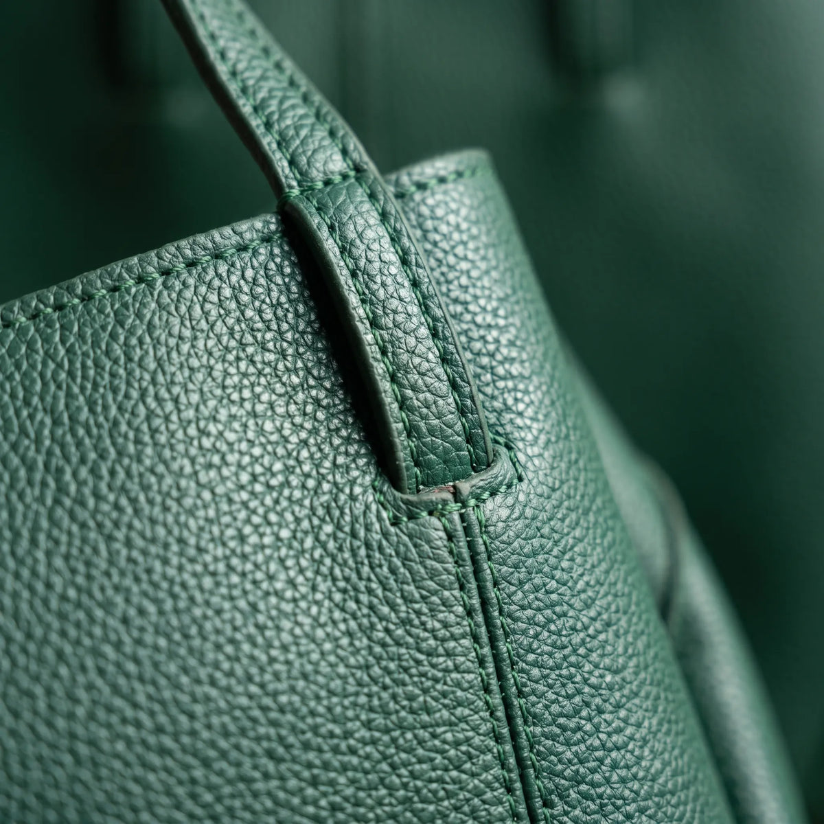 Structured Tote Bag with Side Drawstrings