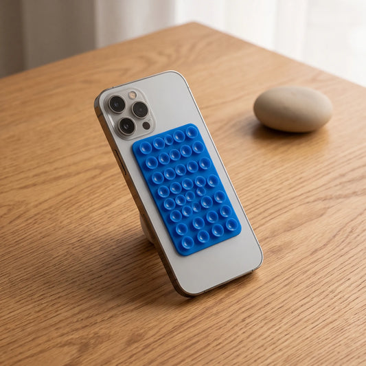 Double-Sided Silicone Suction Grip Pad – Anti-Slip Phone & Accessory Holder