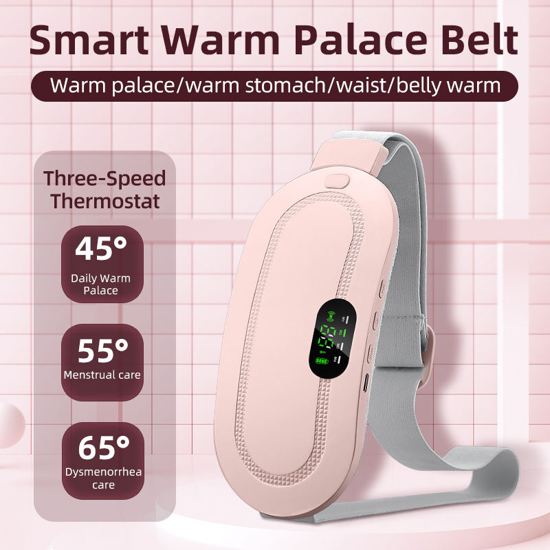 Portable Electric Heating & Vibrating Belly Belt – Adjustable Comfort Wrap