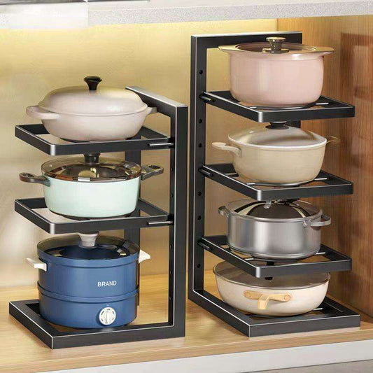 Kitchen Cookware Organiser for Pots, Pans & Lids