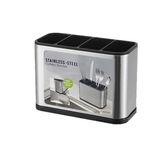 Stainless Steel Kitchen Knife & Utensil Storage Rack