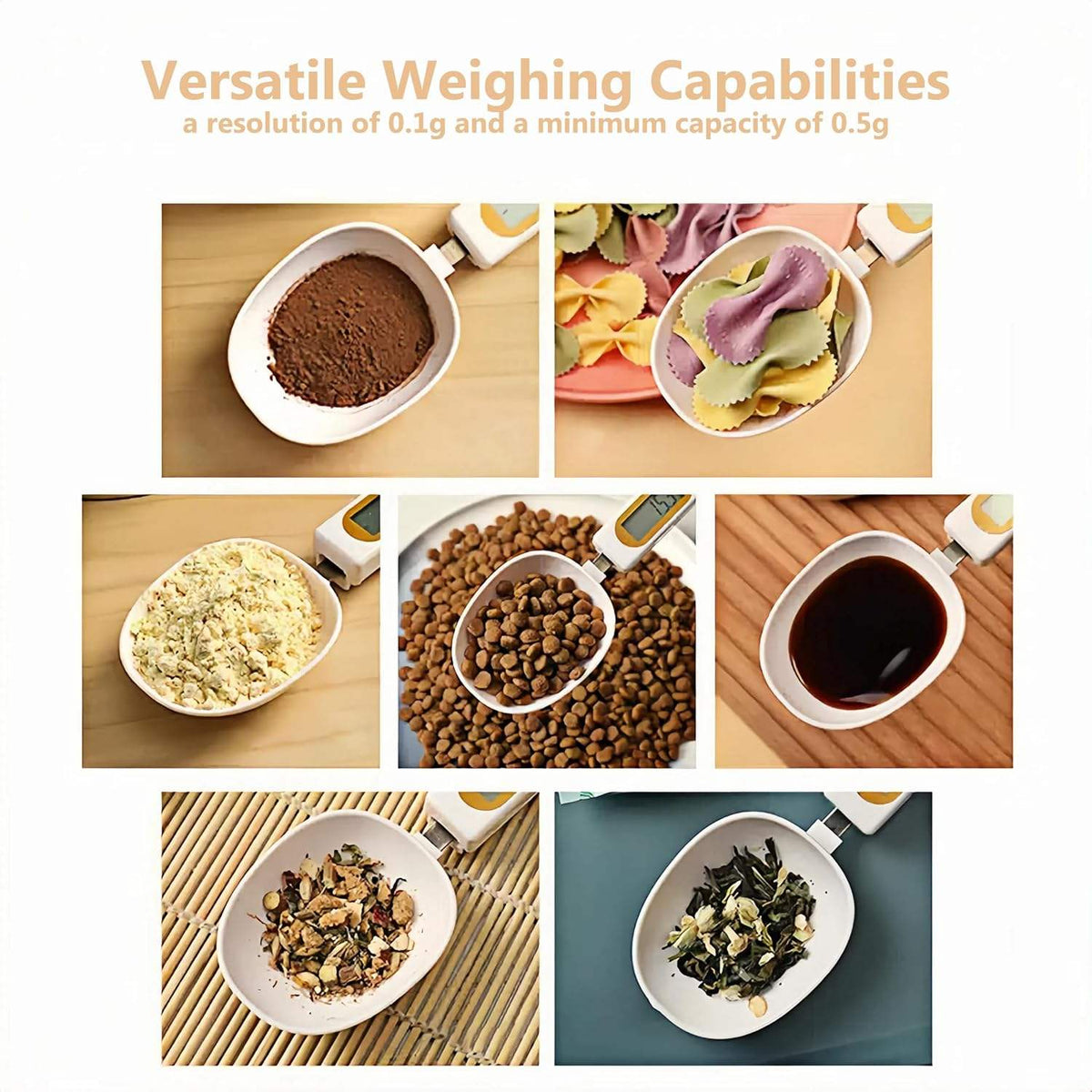 Digital Kitchen Weighing Spoon Scale – Food & Ingredient Measuring Spoon