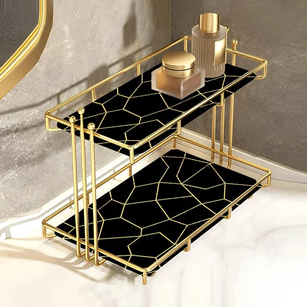 2-Tier Vanity Storage Organiser | Makeup & Beauty Essentials Holder
