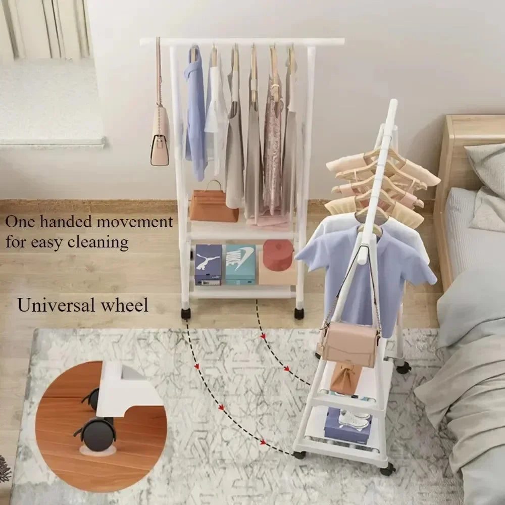 Multipurpose Triangle Rack with Movable Wheel