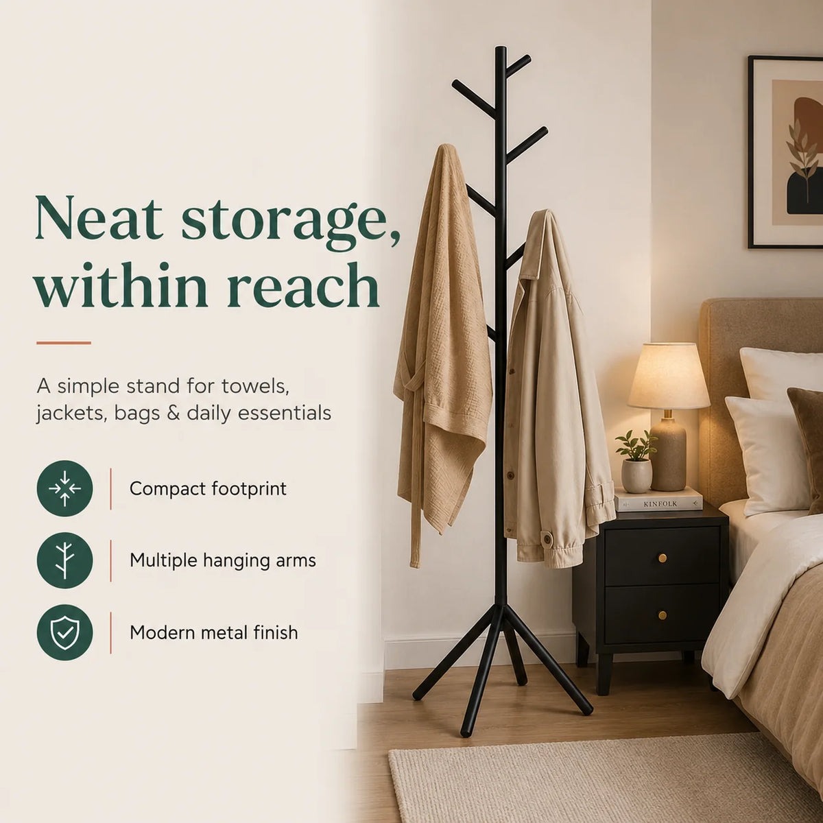 Everyday Essentials Storage Stand | Multi-Purpose Home Organiser