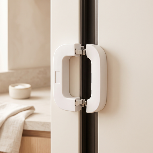 Child Safety Fridge Lock – No-Drill Refrigerator & Cabinet Door Lock