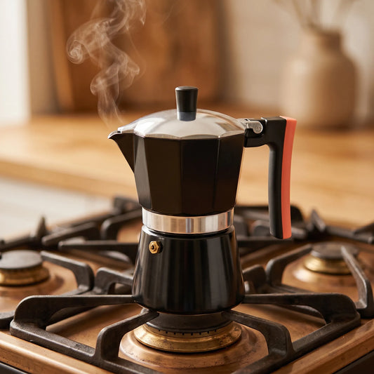 Italian Moka Pot – Stovetop Espresso Coffee Maker (3 Colours)