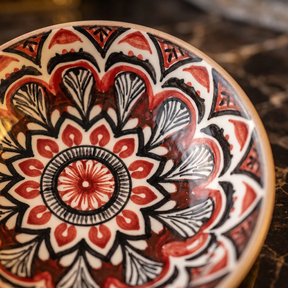 Hand-Painted Ceramic Bowl Set with Chopsticks in Gift Box – 4 Pieces