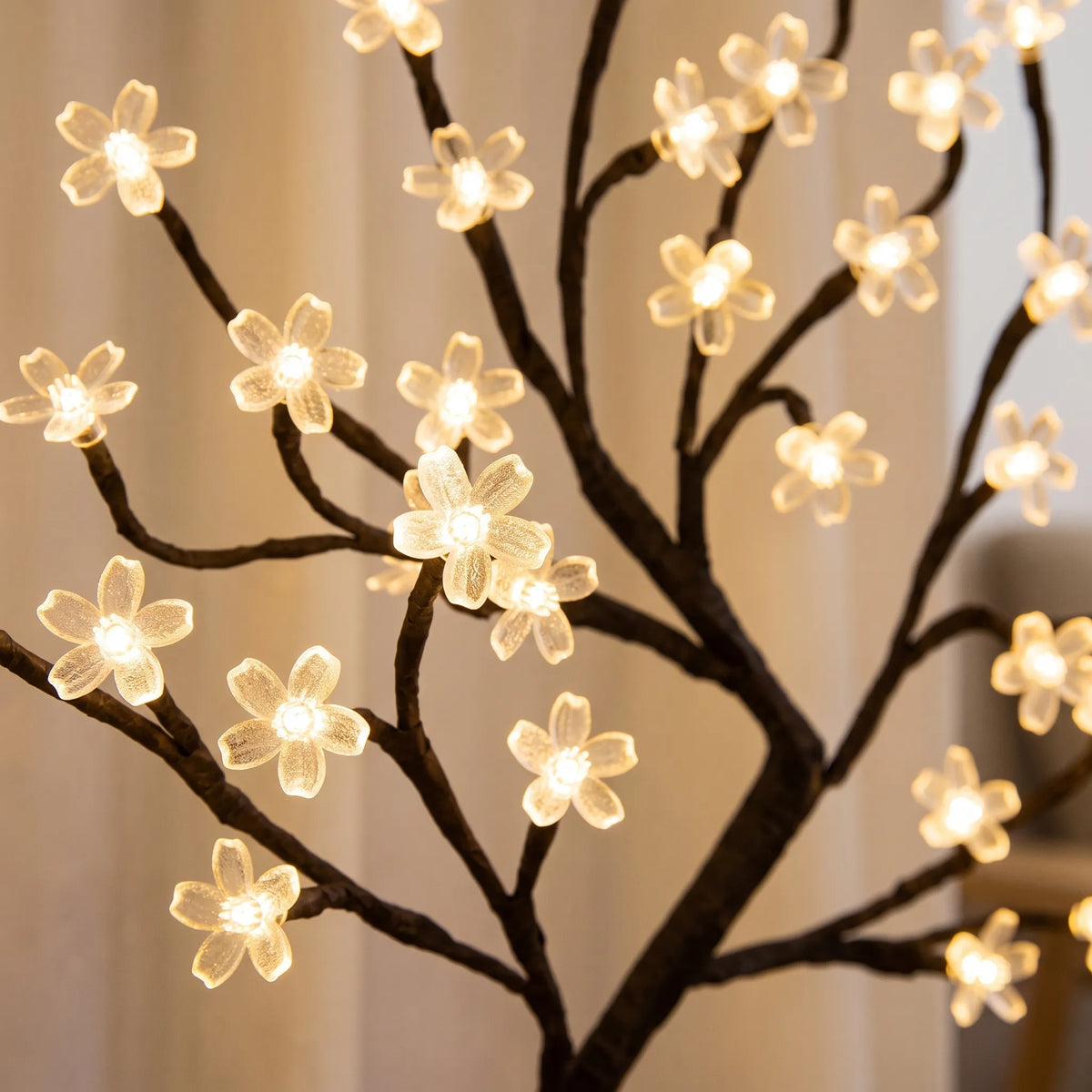 Warm White LED Blossom Tree Table Lamp