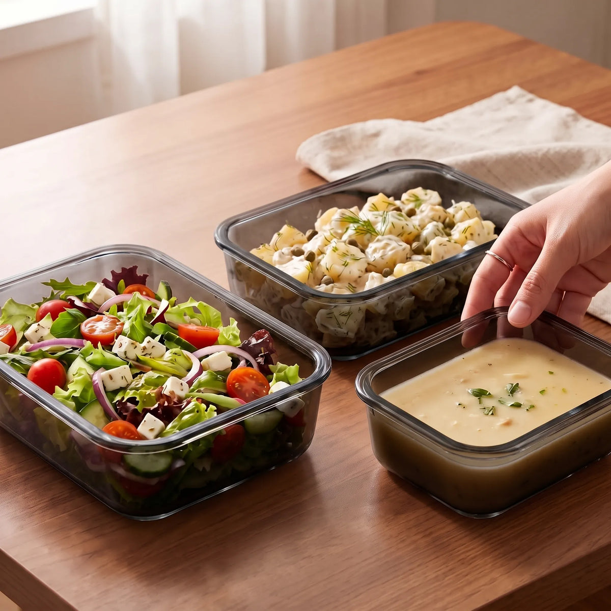 3-Piece Deep Dish Set – Food Storage Bowls