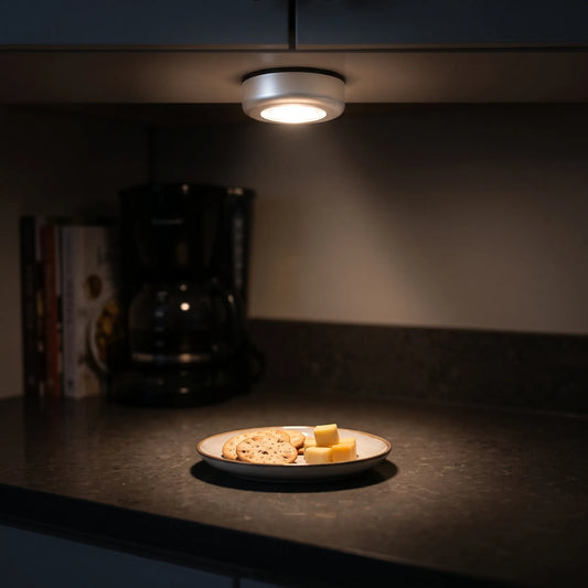 Wireless Tap LED Light – Push-On Cabinet & Wardrobe Light