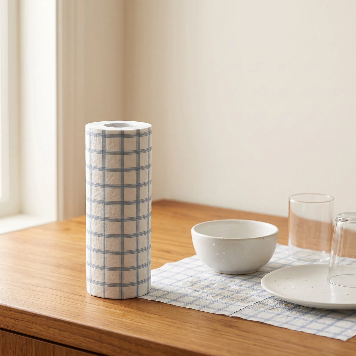 Reusable Kitchen Cleaning Cloth Roll – Heavy-Duty Washable Wipes (≈50 Sheets)