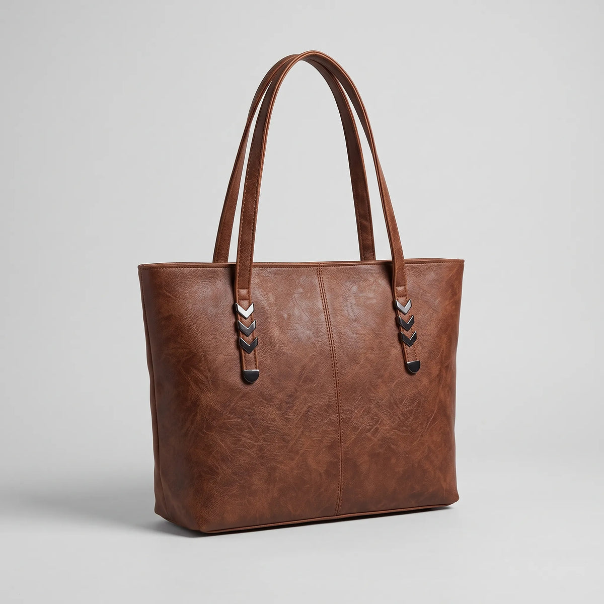 Brown Dual-Strap Shoulder Bag – Women’s Everyday Handbag