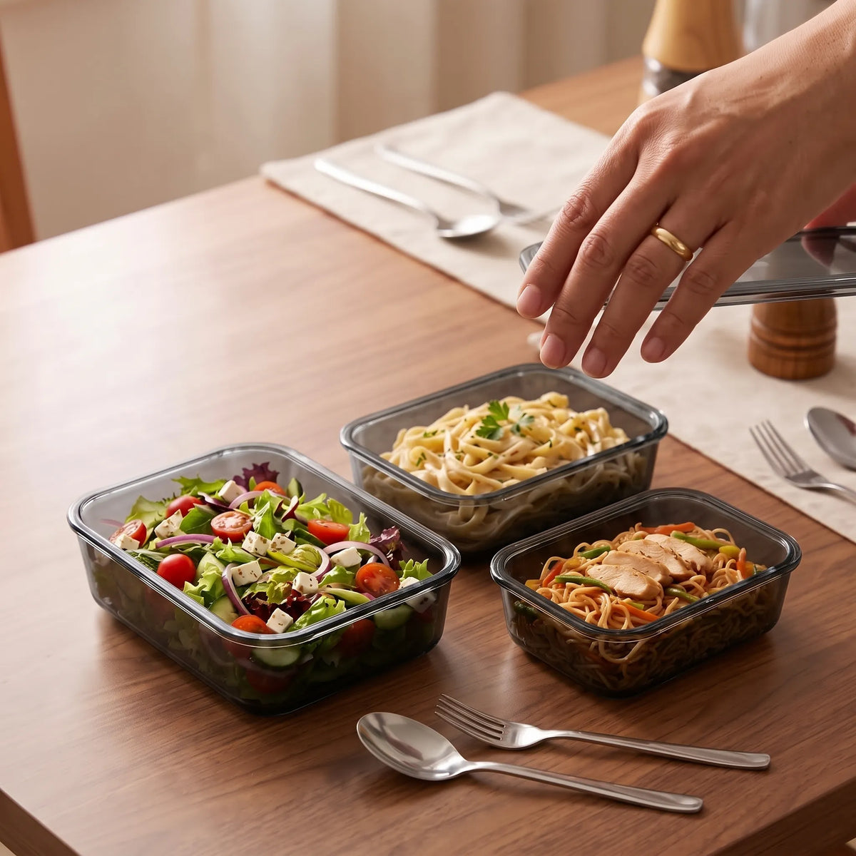 3-Piece Deep Dish Set – Food Storage Bowls