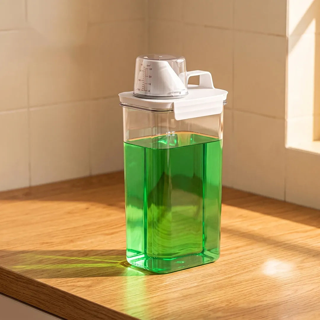 Refillable Liquid Detergent Container
