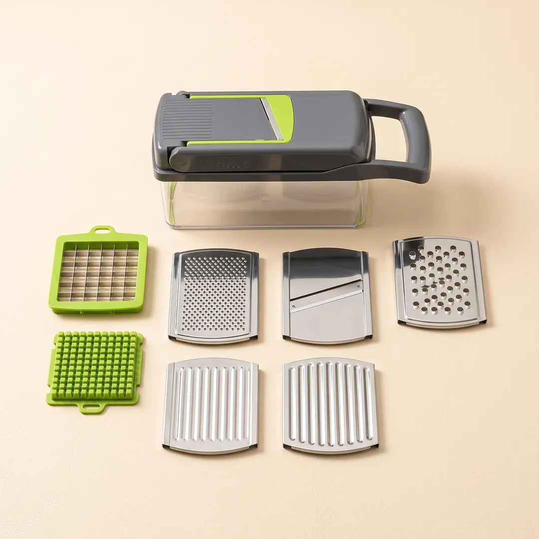 16-in-1 Manual Vegetable Chopper & Slicer
