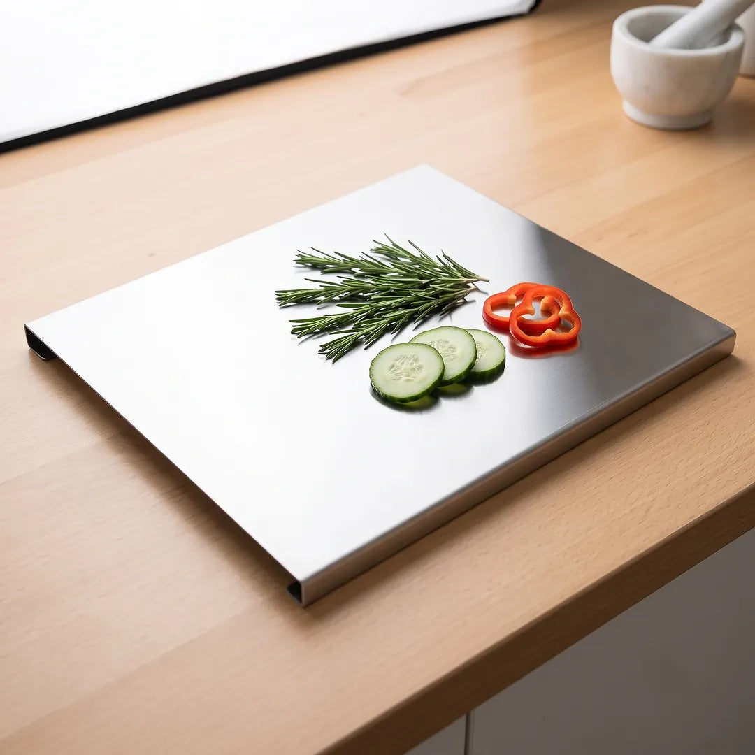 Premium Stainless Steel Kitchen Cutting Board