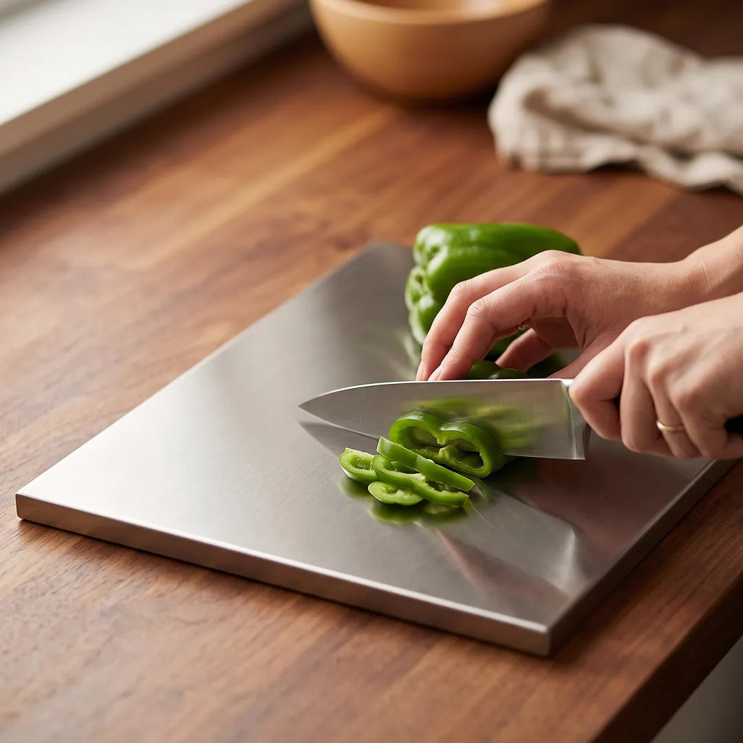 Premium Stainless Steel Kitchen Cutting Board