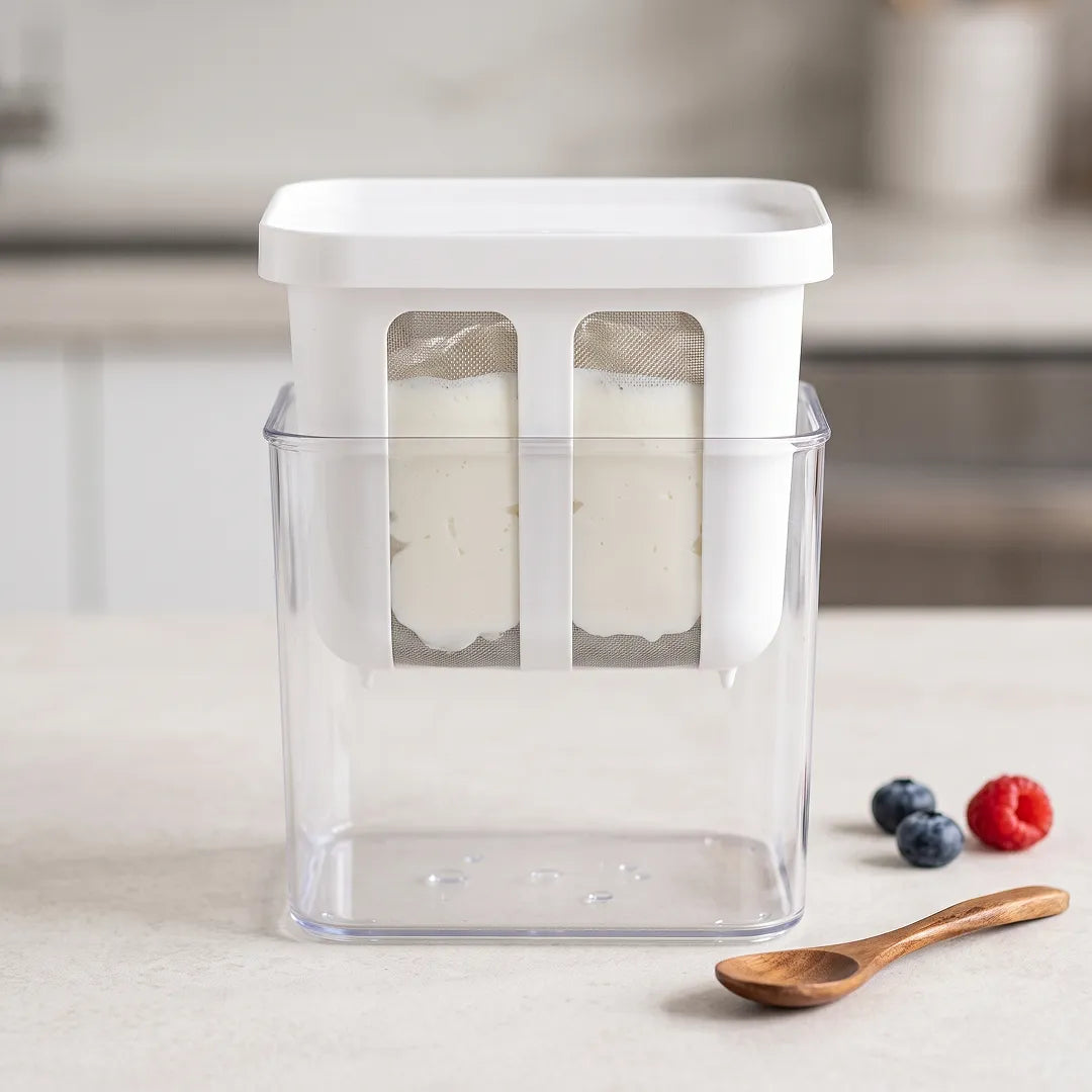 Homemade Yogurt & Dahi Maker with Strainer