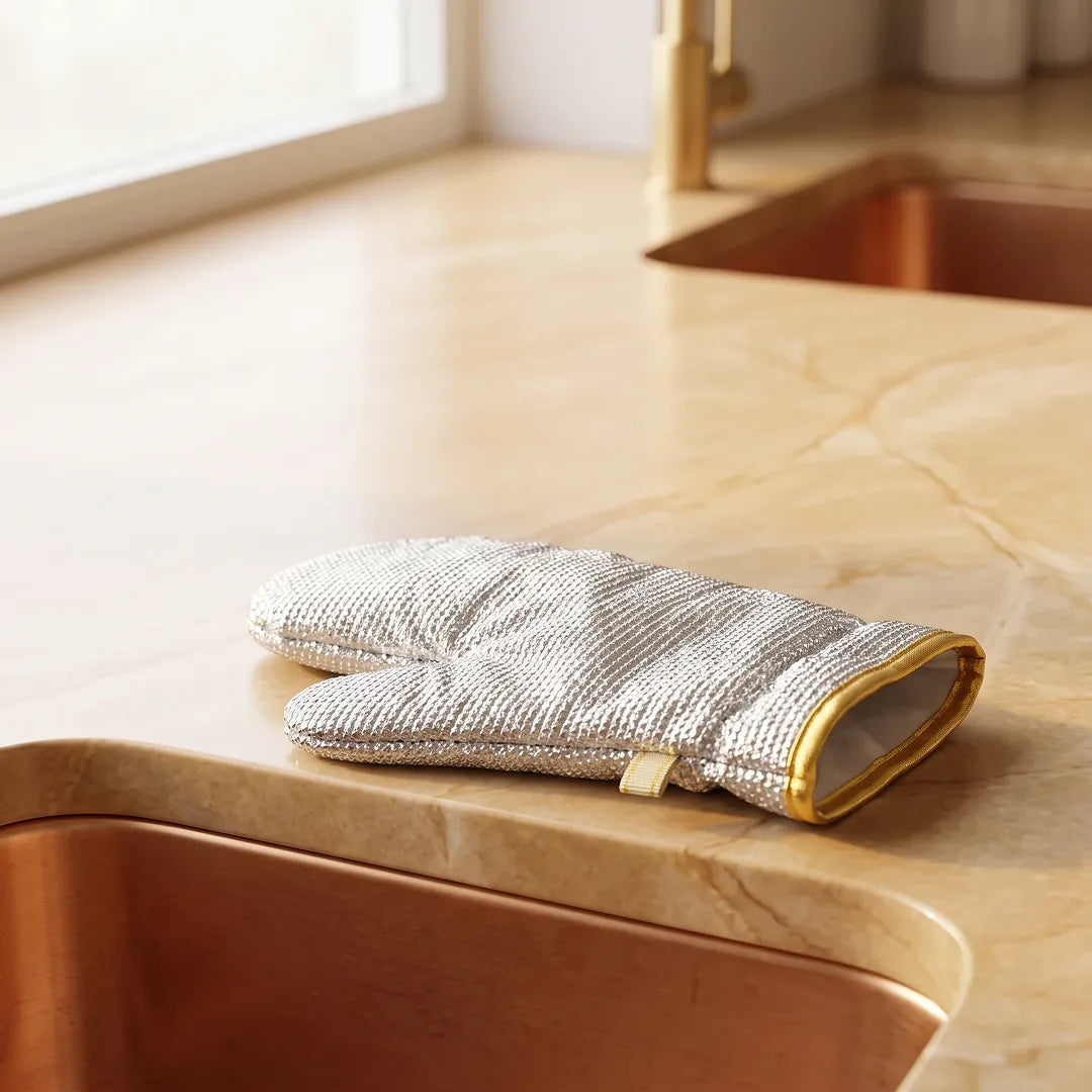 Bamboo Fibre Dishwashing & Cleaning Gloves