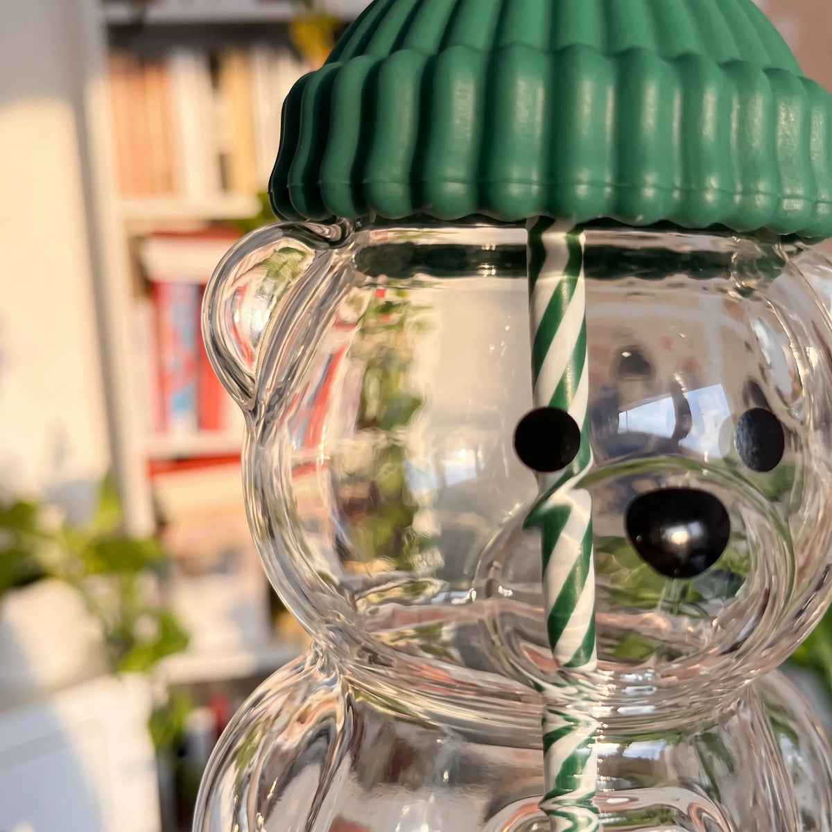 Teddy Bear Drinking Cup with Straw & Lid – Cute Bear Tumbler 600ml