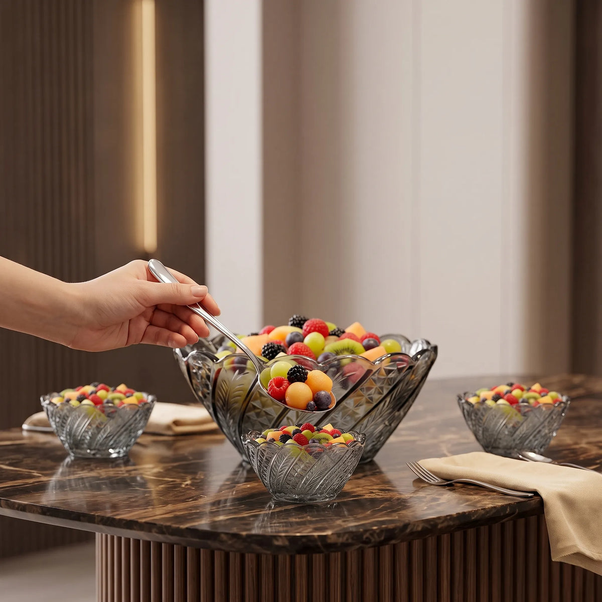 7-Piece Bowl Set | Multi-Purpose Serving & Dining Bowls