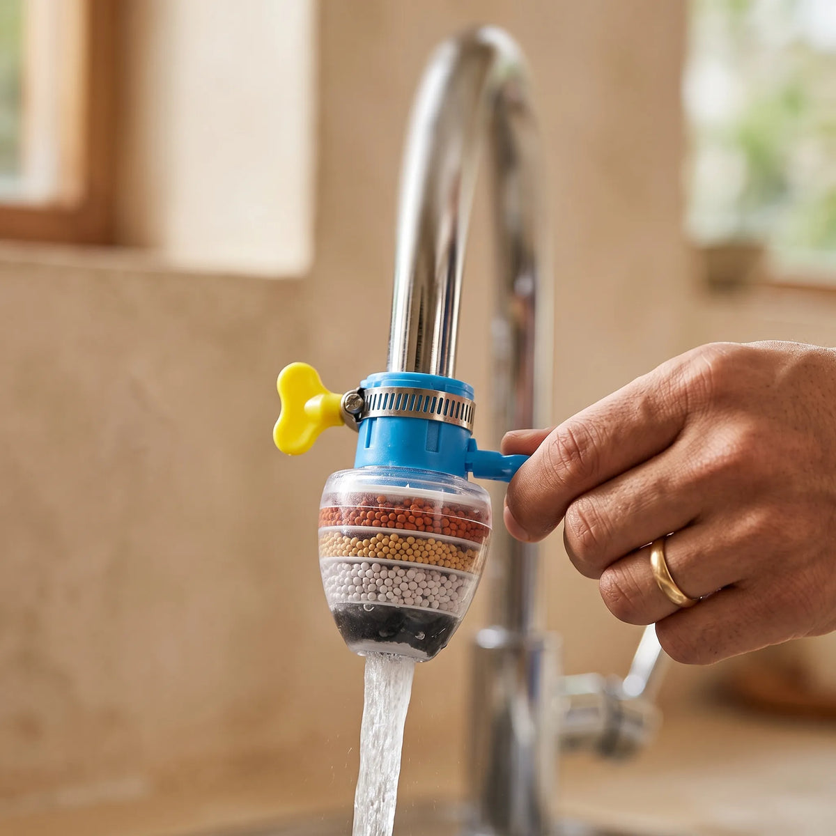 Universal Water Filter Faucet Tap Attachment