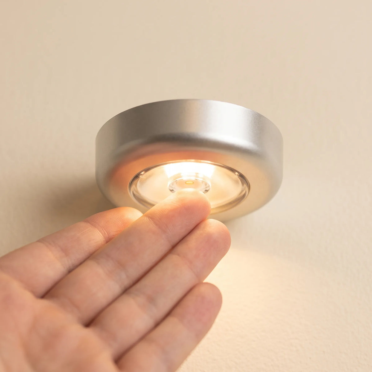 Wireless Tap LED Light – Push-On Cabinet & Wardrobe Light