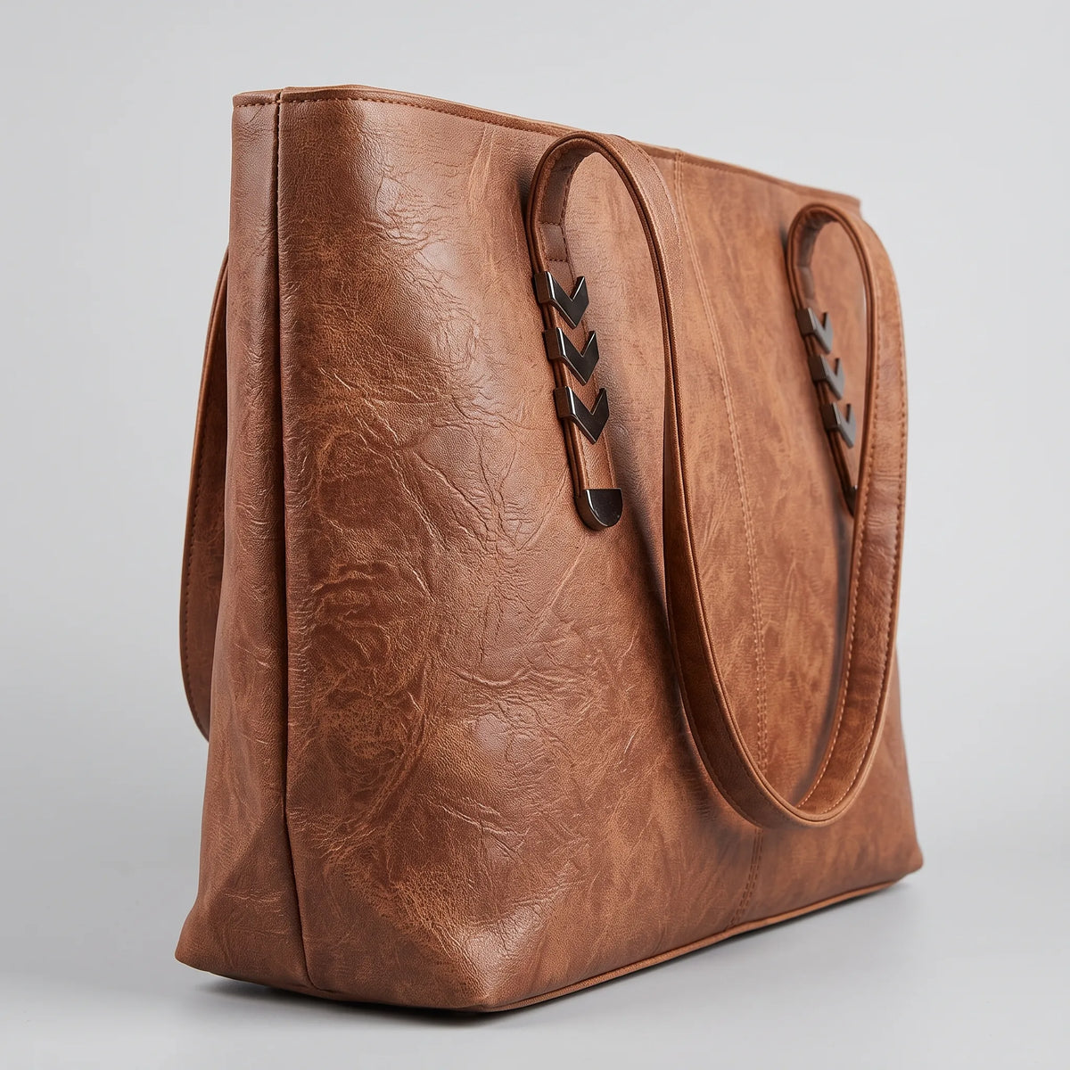 Brown Dual-Strap Shoulder Bag – Women’s Everyday Handbag