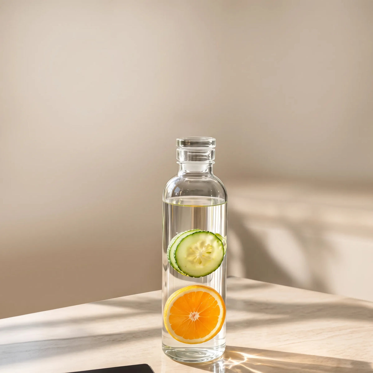500ml Glass Water Bottle – BPA-Free Reusable Drinking Bottle
