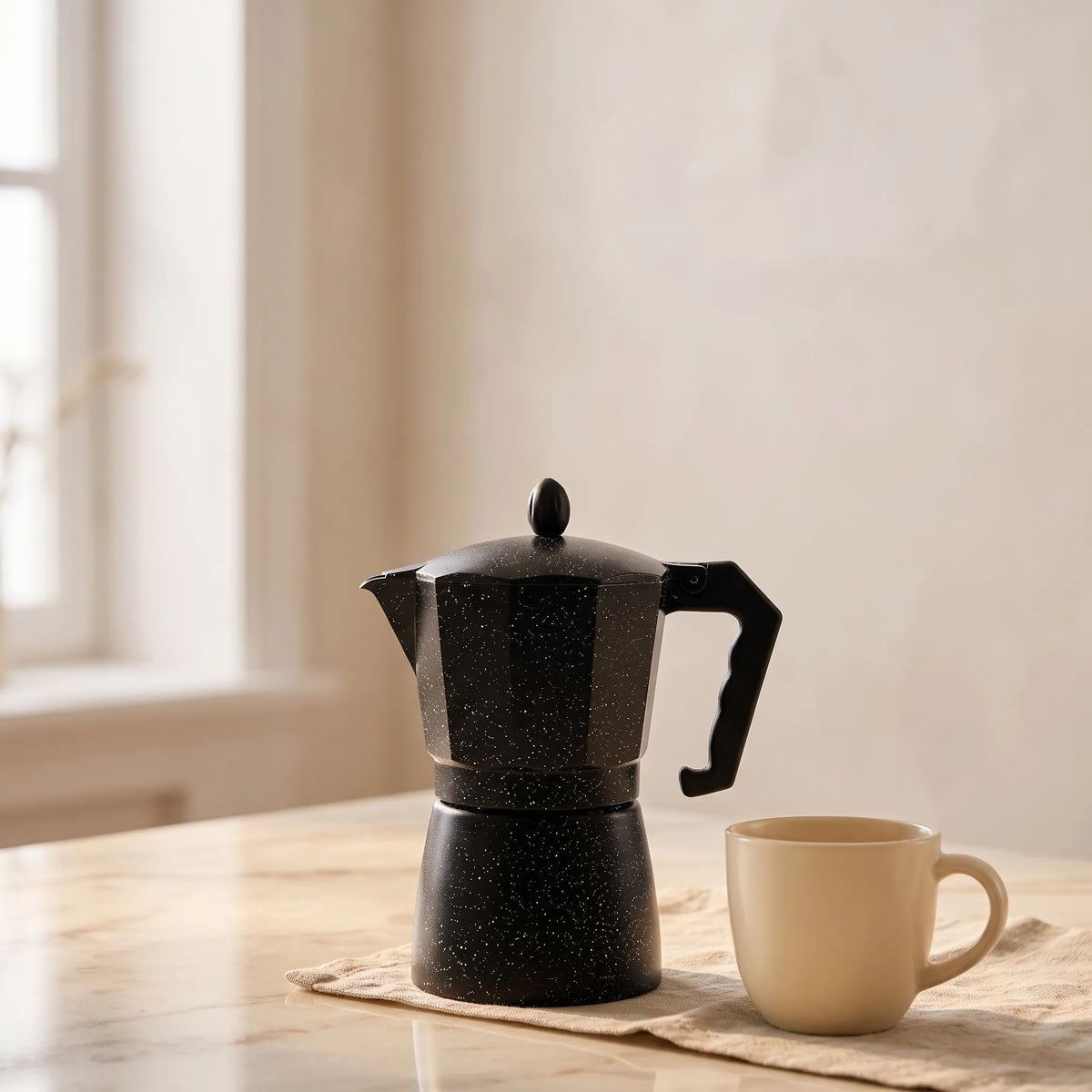 Italian Moka Pot – Stovetop Espresso Coffee Maker (3 Colours)