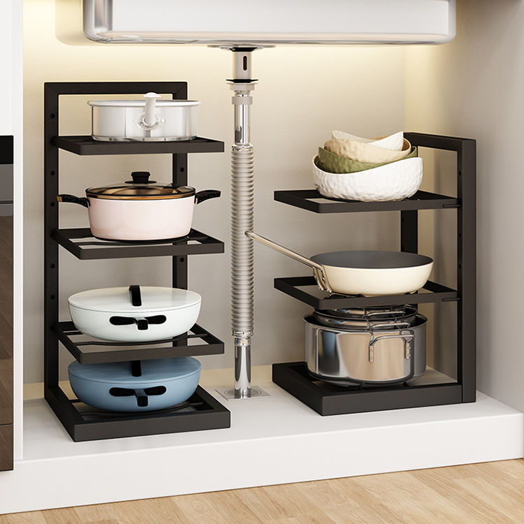 Kitchen Cookware Organiser for Pots, Pans & Lids