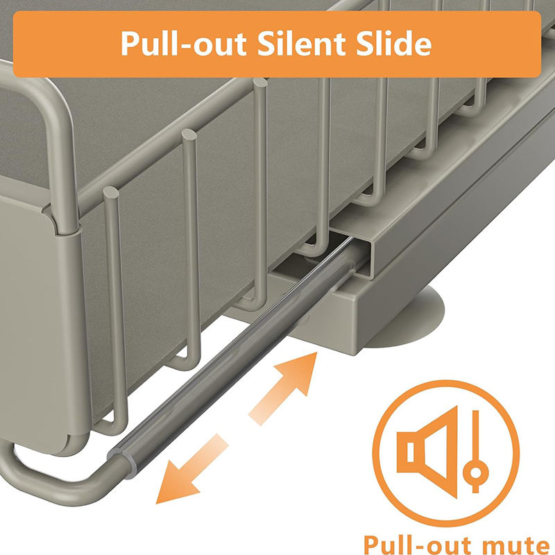 2-Layer Metal Cabinet Organiser