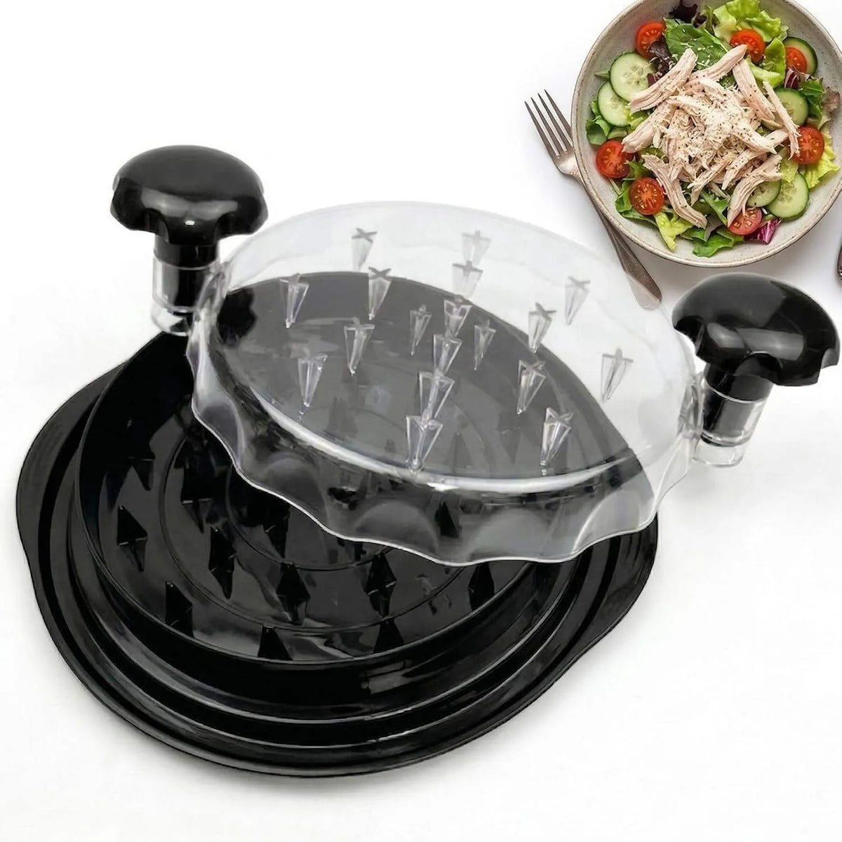 Chicken Shredder Machine with Transparent Cover