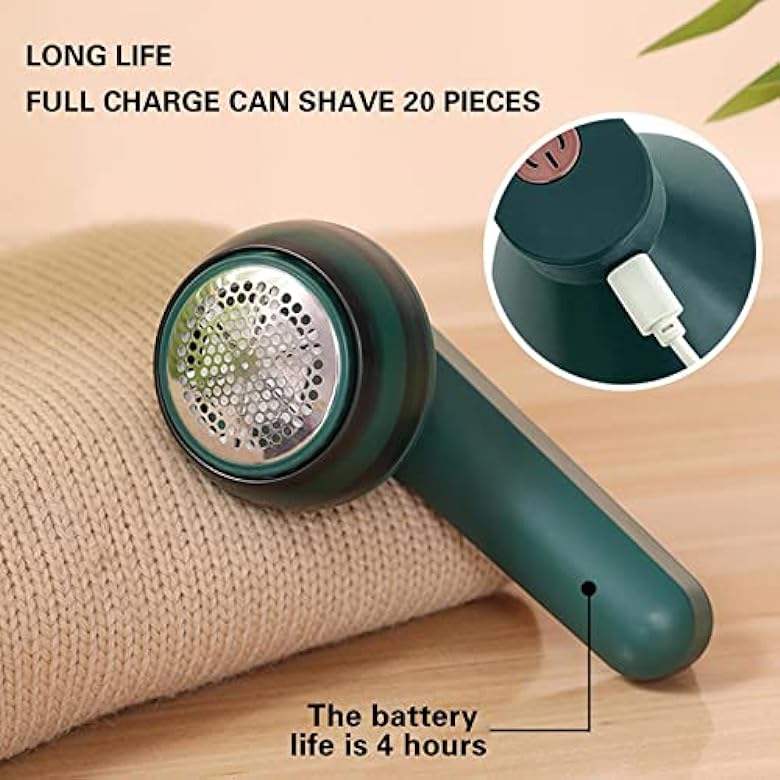 USB Rechargeable Fabric Lint Remover & Pet Hair Shaver – Reusable Clothes Trimmer