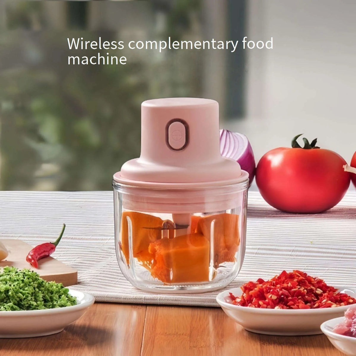 Electric Garlic Crusher & Mini Vegetable Chopper – Kitchen Gadget