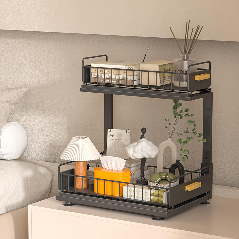 2-Layer Metal Cabinet Organiser