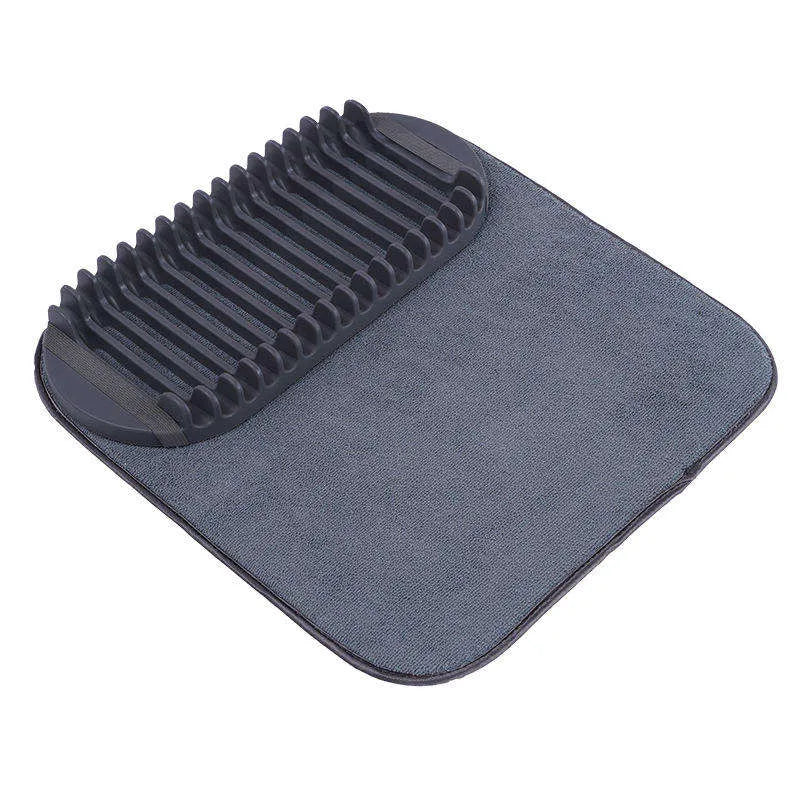 Dish Drying Rack With Absorbent Microfiber Mat