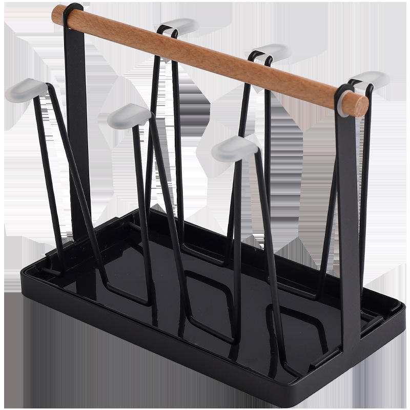 Metal Tableware & Cup Storage Rack | Freestanding Draining Kitchen Organiser