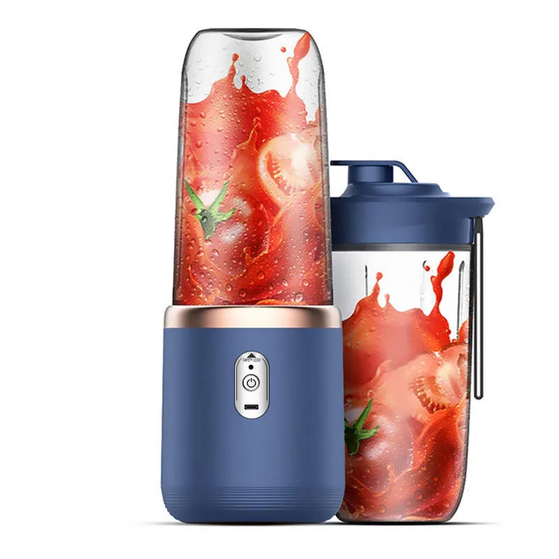 Portable Electric Juicer Cup with 5 Blades – Automatic Cleaning