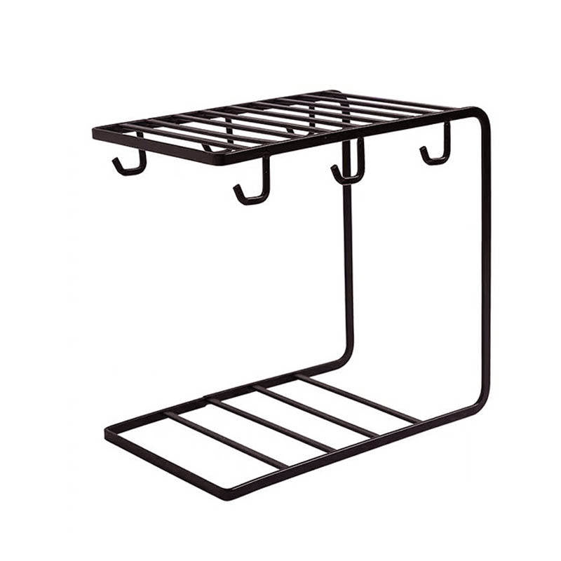 Metal Coffee Cup Holder Stand | Countertop Mug & Tea Cup Storage Organiser