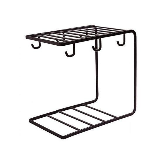 Metal Coffee Cup Holder Stand | Countertop Mug & Tea Cup Storage Organiser