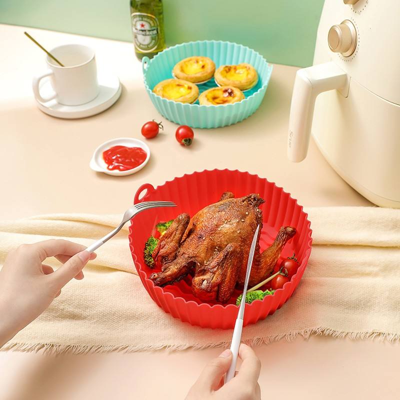 Reusable Silicone Air Fryer Liner – Non-Stick Oven & Baking Mat