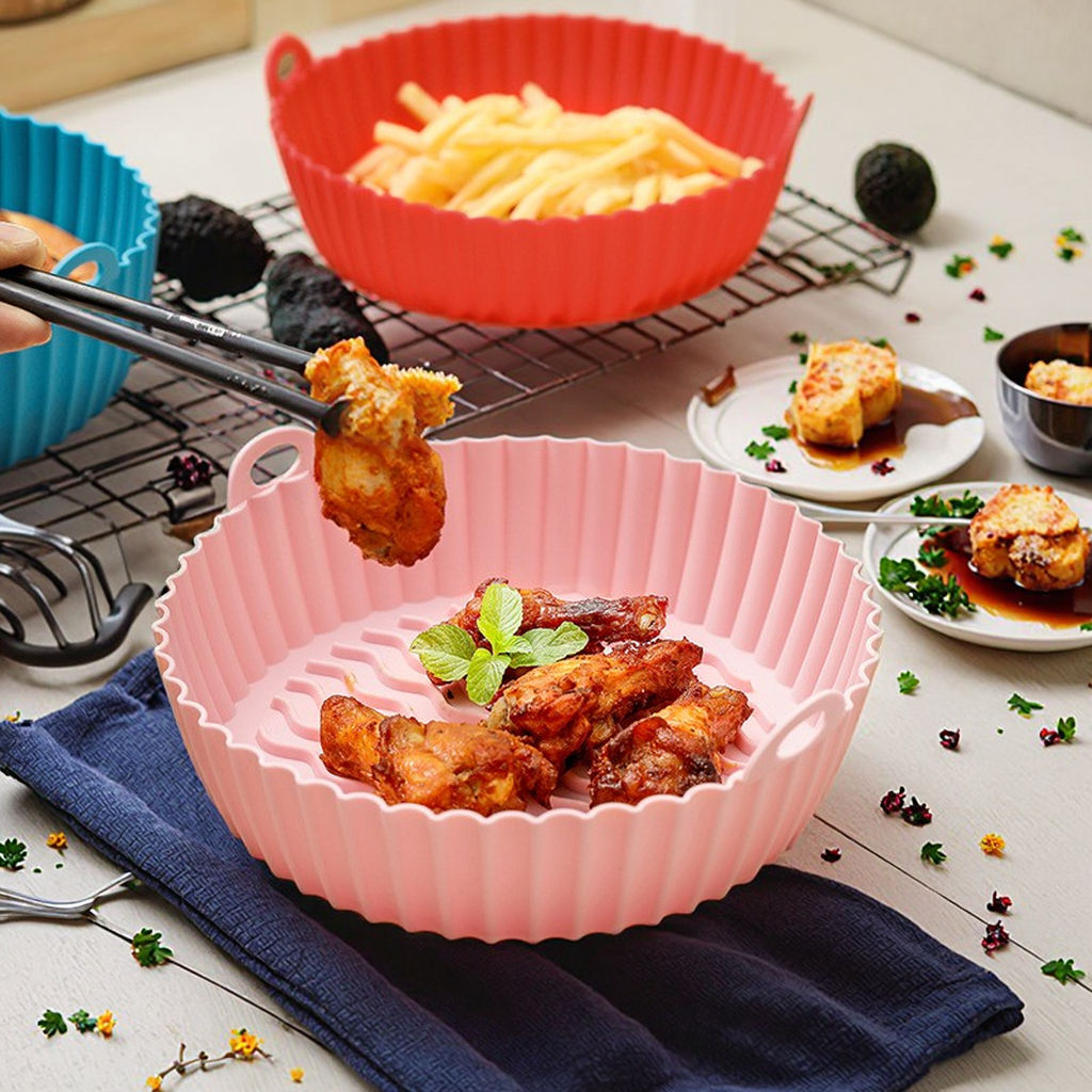 Reusable Silicone Air Fryer Liner – Non-Stick Oven & Baking Mat